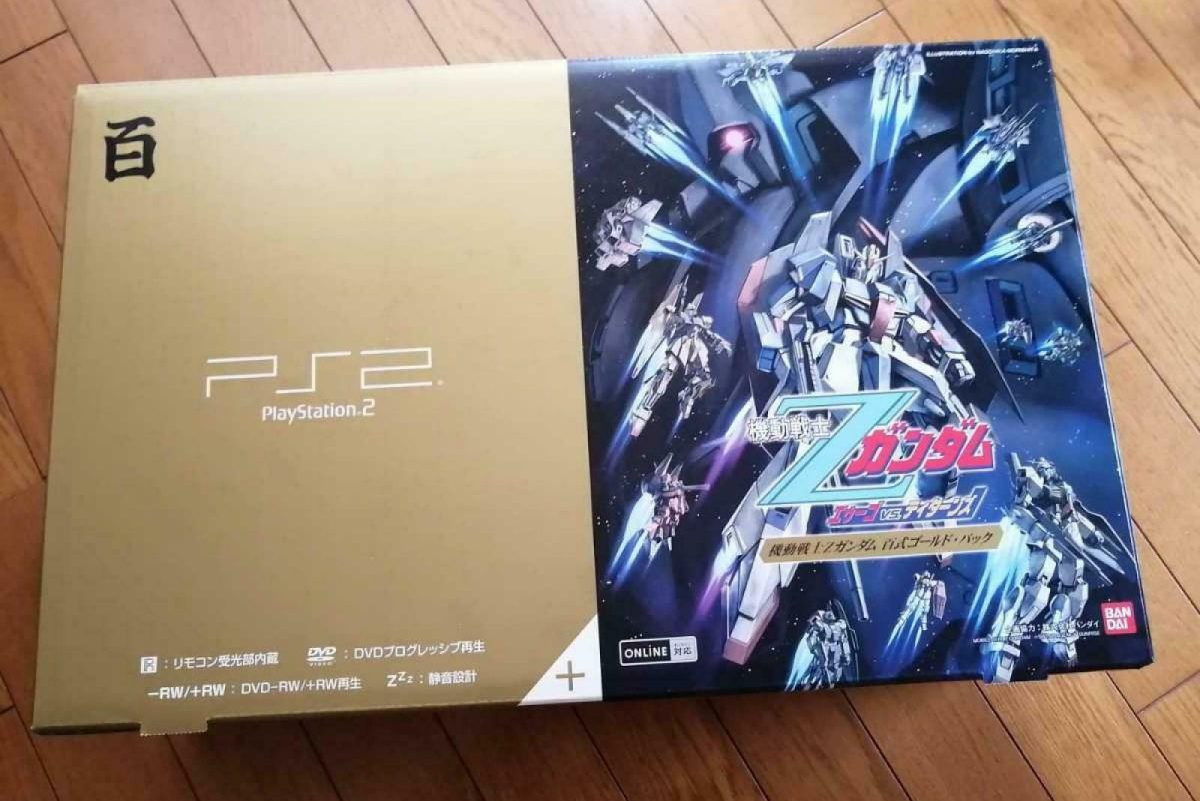PlayStation 2 Zeta Gundam Hyaku Shiki Gold Limited Edition